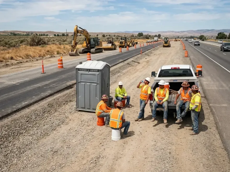 highway-road-construction-crew-007 — frequently asked questions, Porta Potty and Restroom Rentals in King City, OR